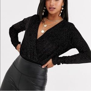 Missguided sparkle bodysuit